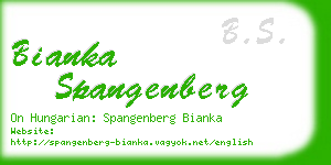 bianka spangenberg business card